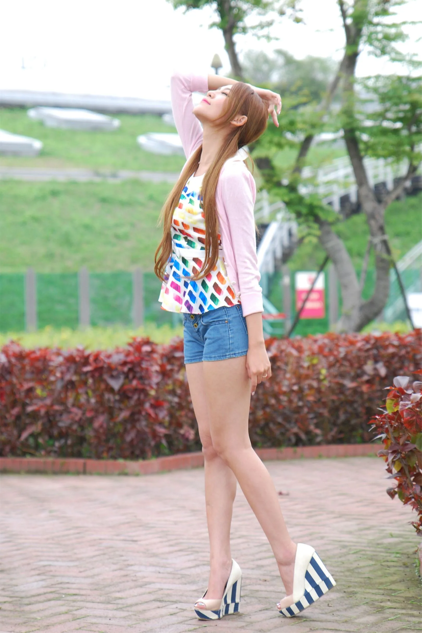 [Phiên bản đặc biệt của Beautyleg] Winnie Xiaoxue/Zhuang Wenni - Bộ ảnh đường phố nhà cổ Lin Antai - 57